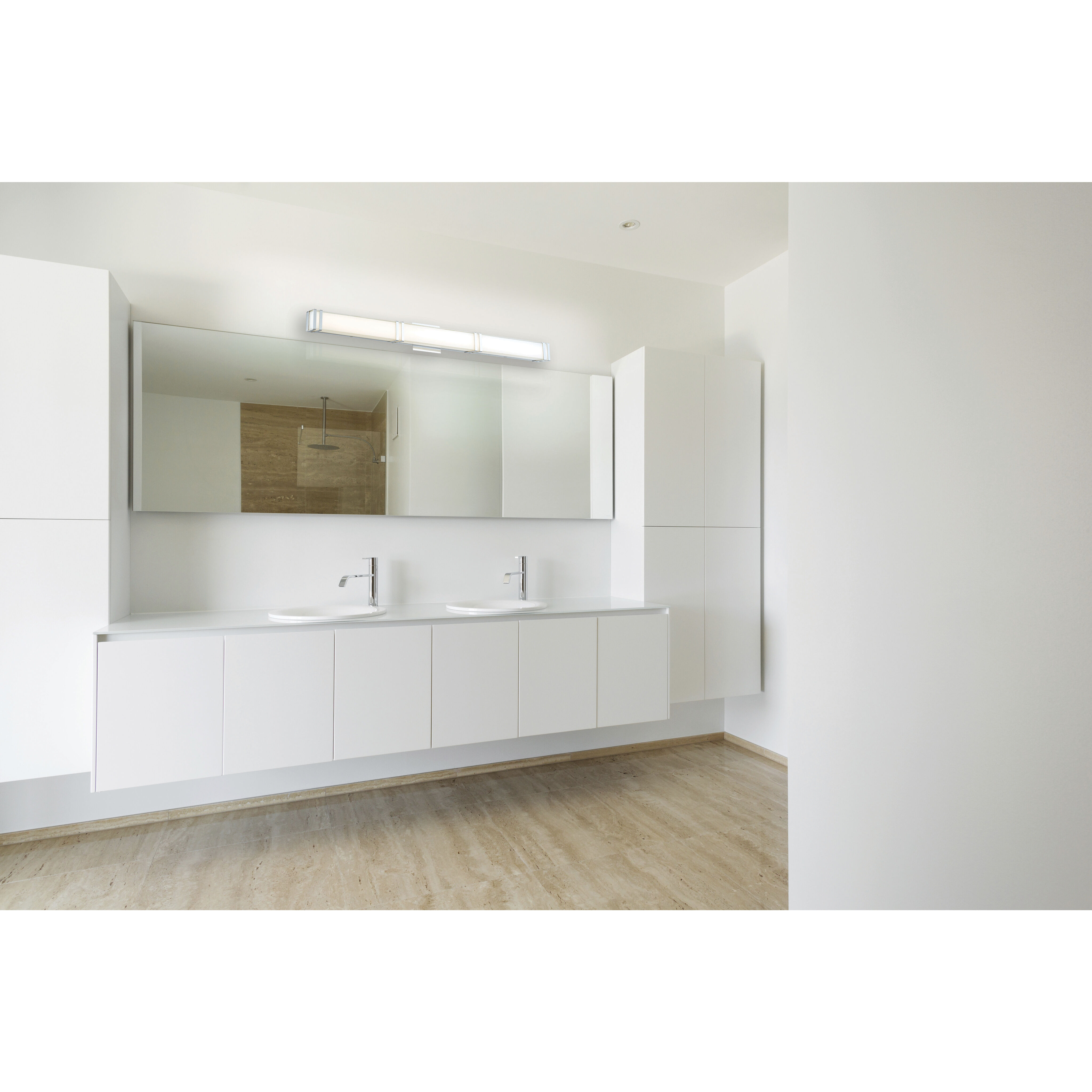 Cosmo LED 36 inch Chrome Bath Vanity Light Wall Light